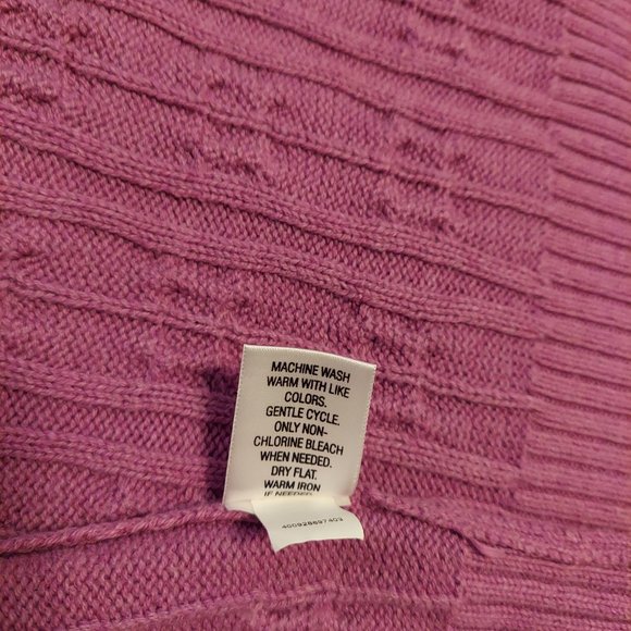 Croft & Barrow Cable Sweater - Picture 4 of 4